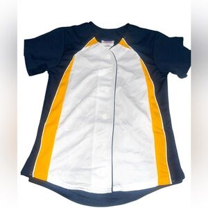 Teamwork athletics apparel Button up Jersey NWOT